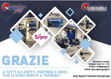 Grazie a tutti gli ospiti, partner ed amici di SIGEP 2023